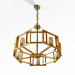 3d Marco 5 Light Chandelier in White Gold with Clear Glass модель купить - ракурс