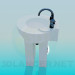 3d model Sink with legs - preview