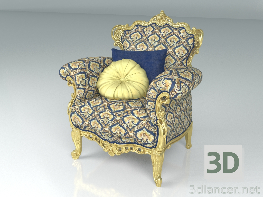 3D Modell Sessel (Art. 12417) - Vorschau