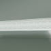 modello 3D Cornicione in gesso con ornamento КW006 - anteprima