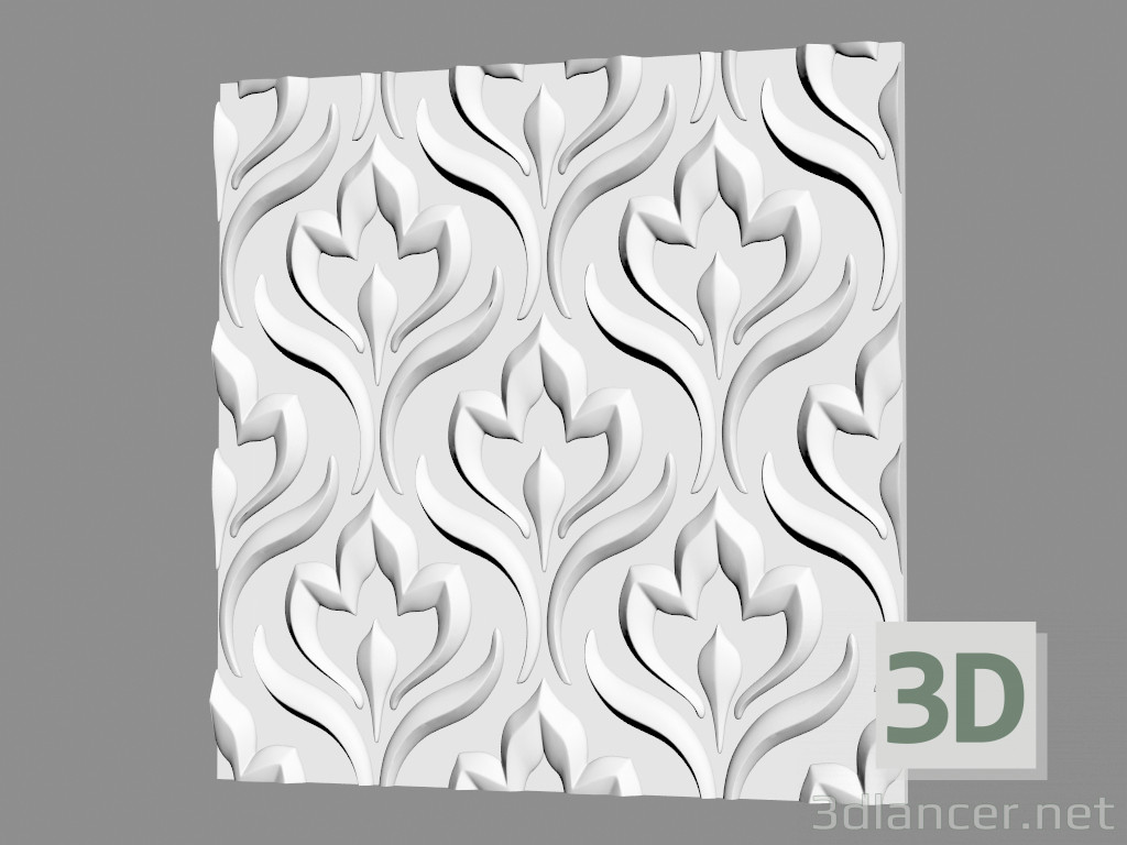 3d model Gypsum wall panel (art. 182) - preview