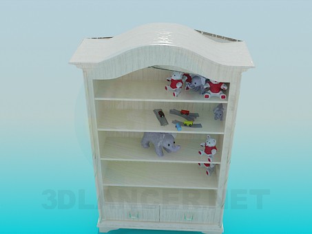 3d model Estante para juguetes - vista previa