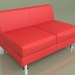 3D Modell Section Evolution 2-Sitzer (Rotes Leder) - Vorschau