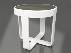 Кофейный столик круглый Ø42 (DEKTON Radium, White)