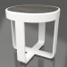 modèle 3D Table basse ronde Ø42 (DEKTON Radium, Blanc) - preview