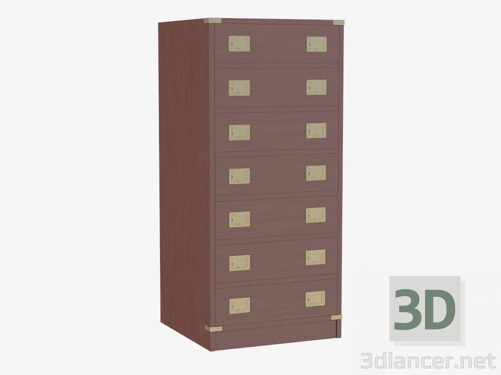 3d model High chest - preview