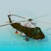 3d model Helicóptero de combate SH-2F Kaman - vista previa