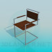 3D modeli Metal sandalye - önizleme