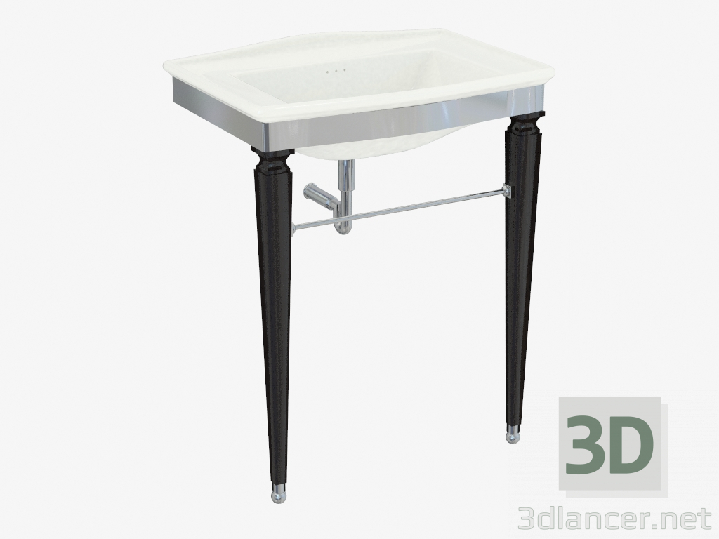 3d model Console shell Berkeley - preview