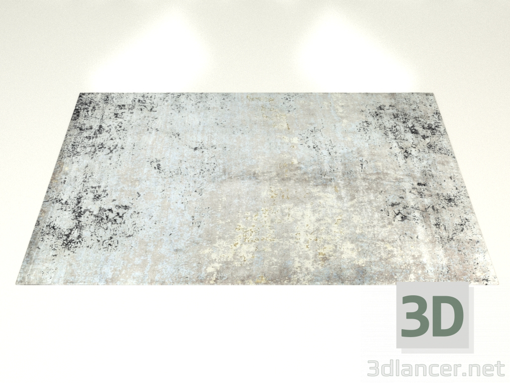 3D Modell Geknüpfter Teppich, Design Miami - Vorschau