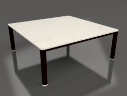 Coffee table 94×94 (Black, DEKTON Danae)