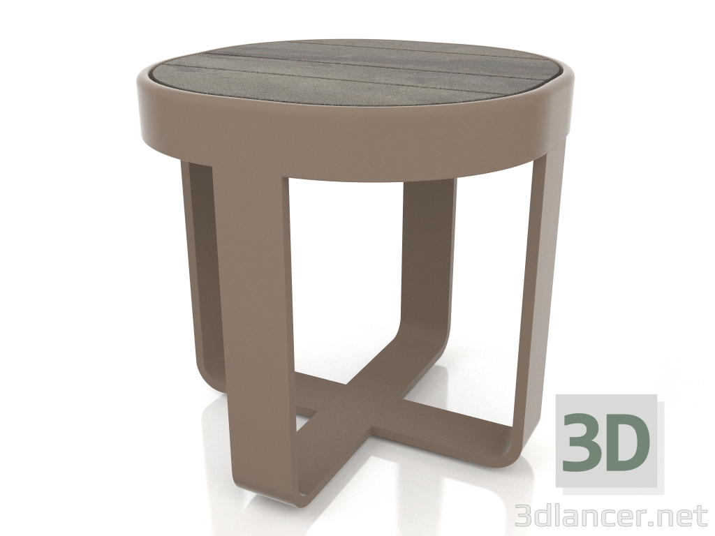 modello 3D Tavolino rotondo Ø42 (DEKTON Radio, Bronzo) - anteprima