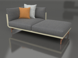 Módulo de sofá, seção 2 direita (ouro)