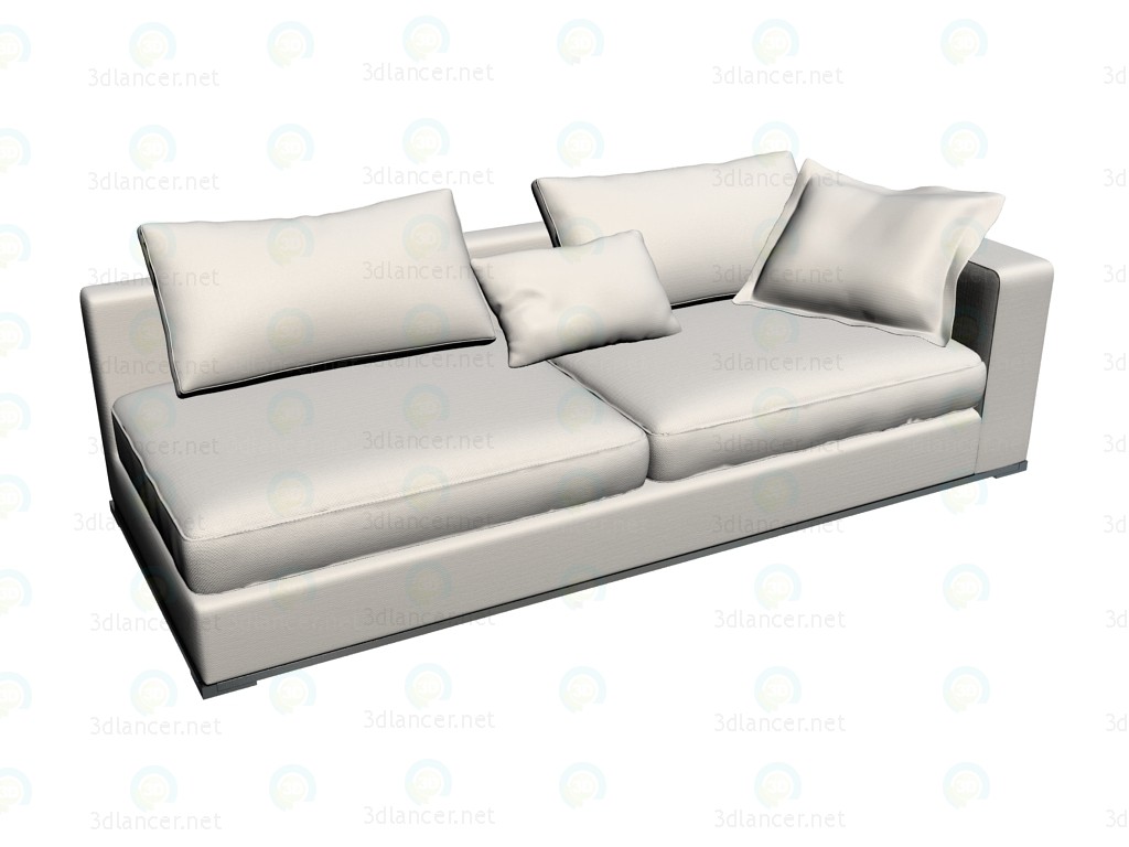 3D Modell Sofa-Einheit (Abschnitt) 2413DX - Vorschau
