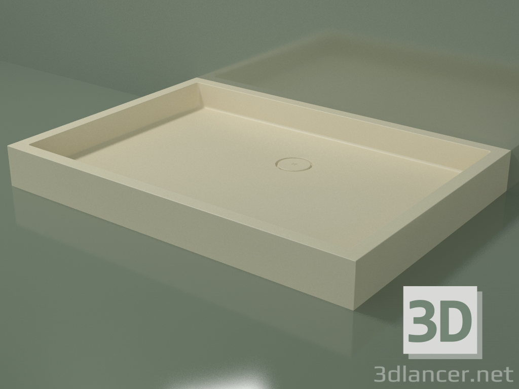 3D modeli Duş teknesi Alto (30UA0142, Bone C39, 140x100 cm) - önizleme