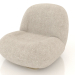 3d model Armchair Cloud (ivory-gold) - preview