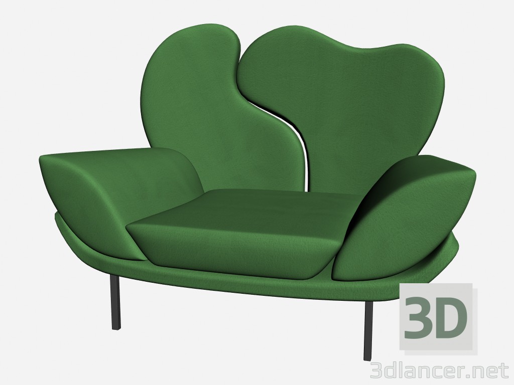 modello 3D Ala sedia - anteprima