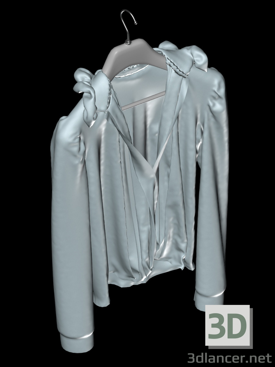 3d модель блузка – превью