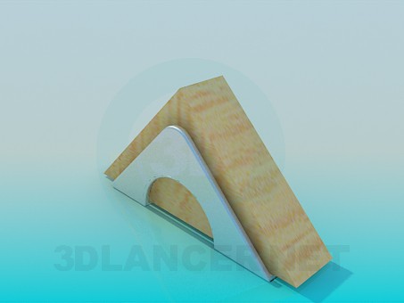 modèle 3D Support pour serviettes de table - preview
