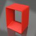 3D Modell Niedriger Hocker (Rot) - Vorschau