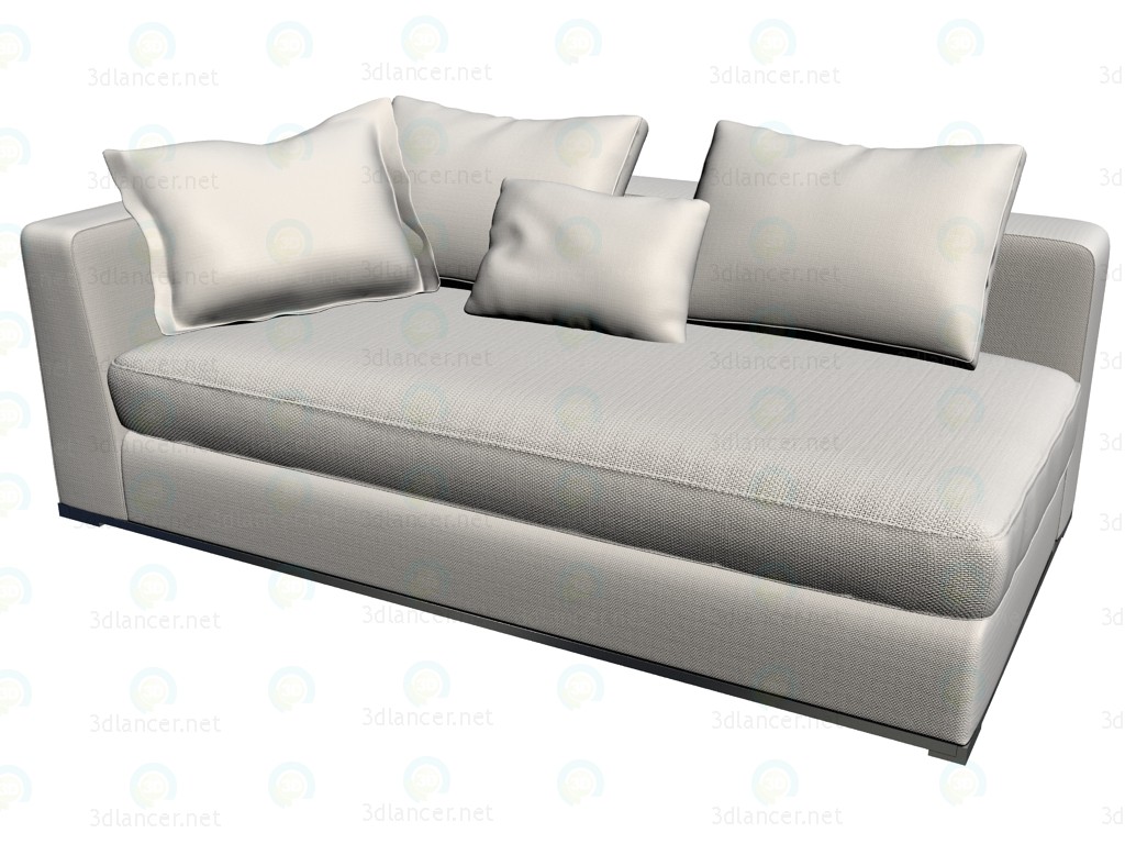 3D Modell Sofa-Einheit (Abschnitt) 2415DX - Vorschau