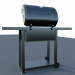 Barbecue 3D-Modell kaufen - Rendern
