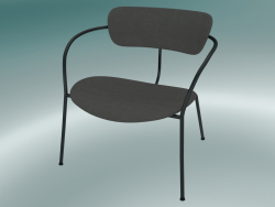 Chair Pavilion (AV11, H 70cm, 65x69cm, Velvet 12 Ash)