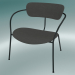 modello 3D Chair Pavilion (AV11, H 70cm, 65x69cm, Velvet 12 Ash) - anteprima