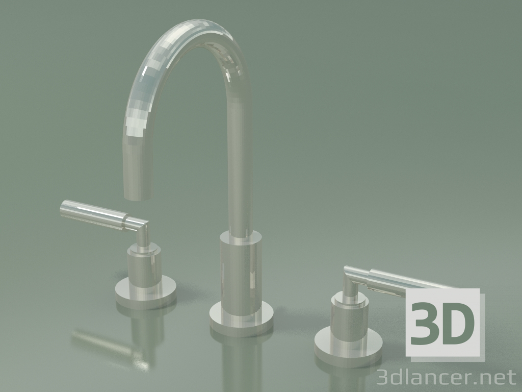 3d model Mixer with two handles and three mounting holes (20 710 882-080010) - preview
