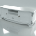 3D Modell TV-Ständer (Art. 13111, weiß) - Vorschau
