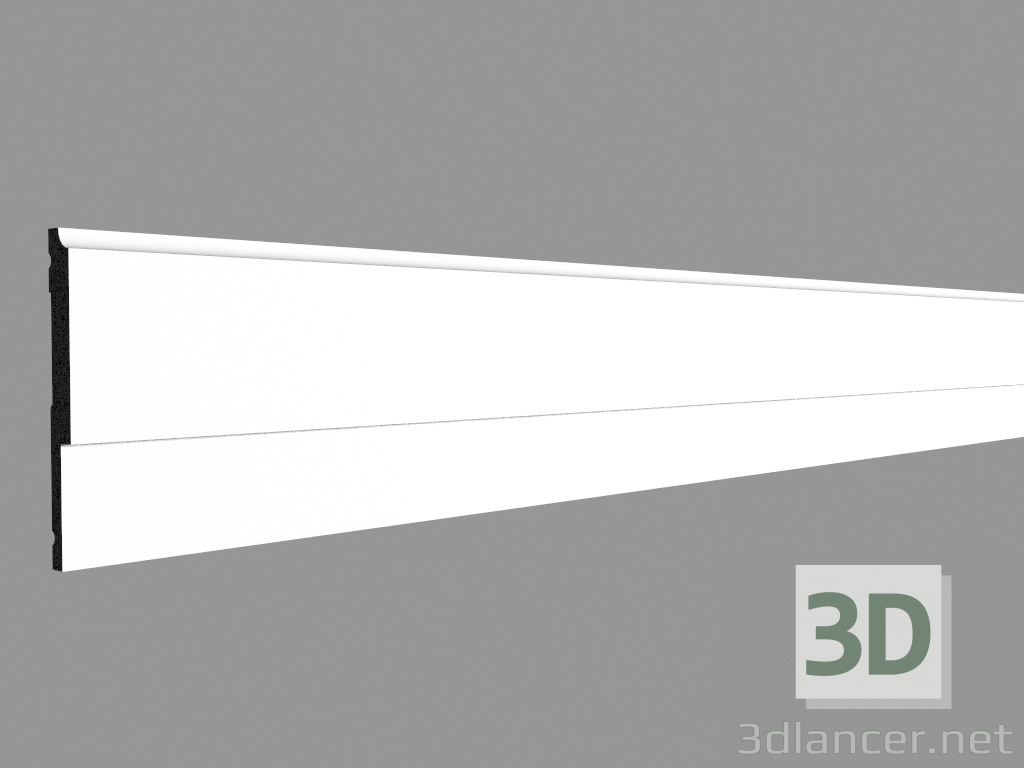 3D Modell Formteil P9900 (200 x 8 x 1 cm) - Vorschau