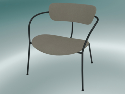 Chair Pavilion (AV11, H 70cm, 65x69cm, Velvet 13 Ivory)