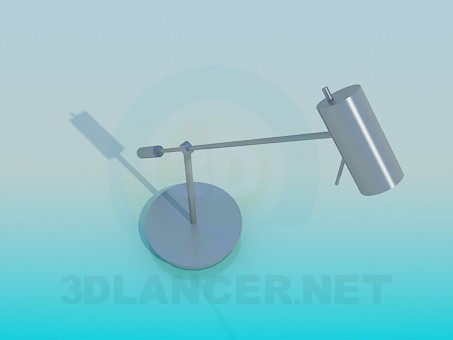 3D modeli Masa lambası silindir - önizleme
