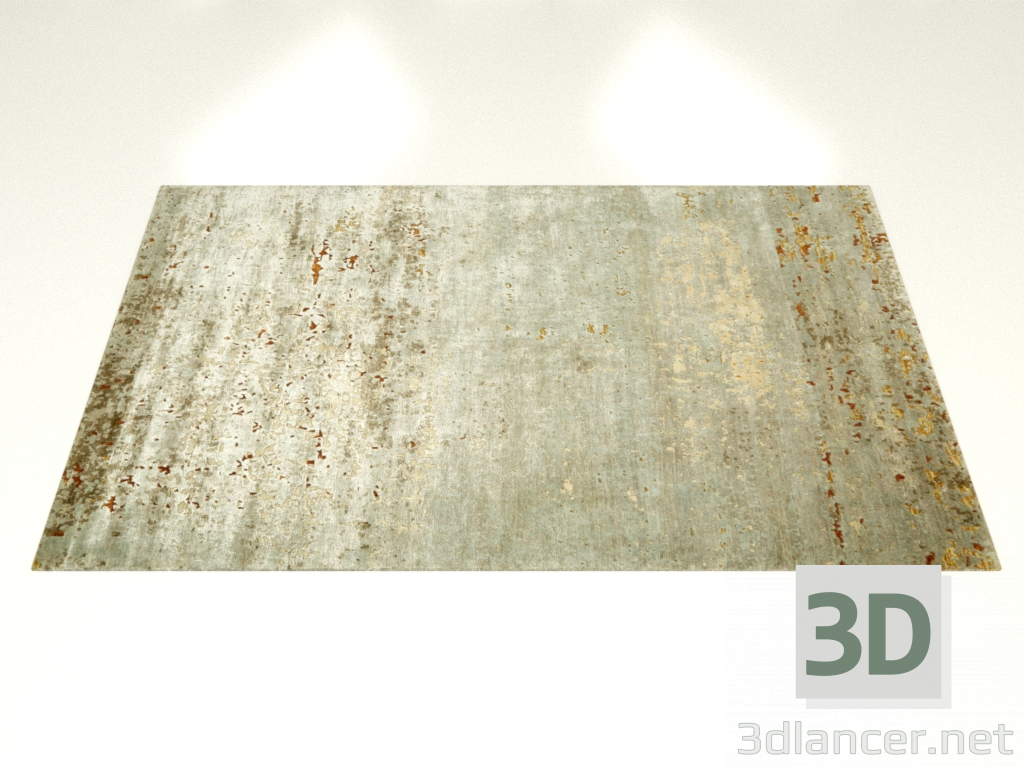 3D Modell Geknüpfter Teppich, Mercure-Design - Vorschau