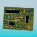 3d model Circuit board - preview