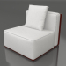 modello 3D Modulo divano, sezione 3 (Rosso vino) - anteprima