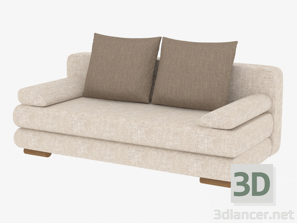 3d модель Диван-ліжко двомісний – превью