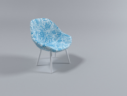 Крісло-Стул # 0478 (Chair Blue)