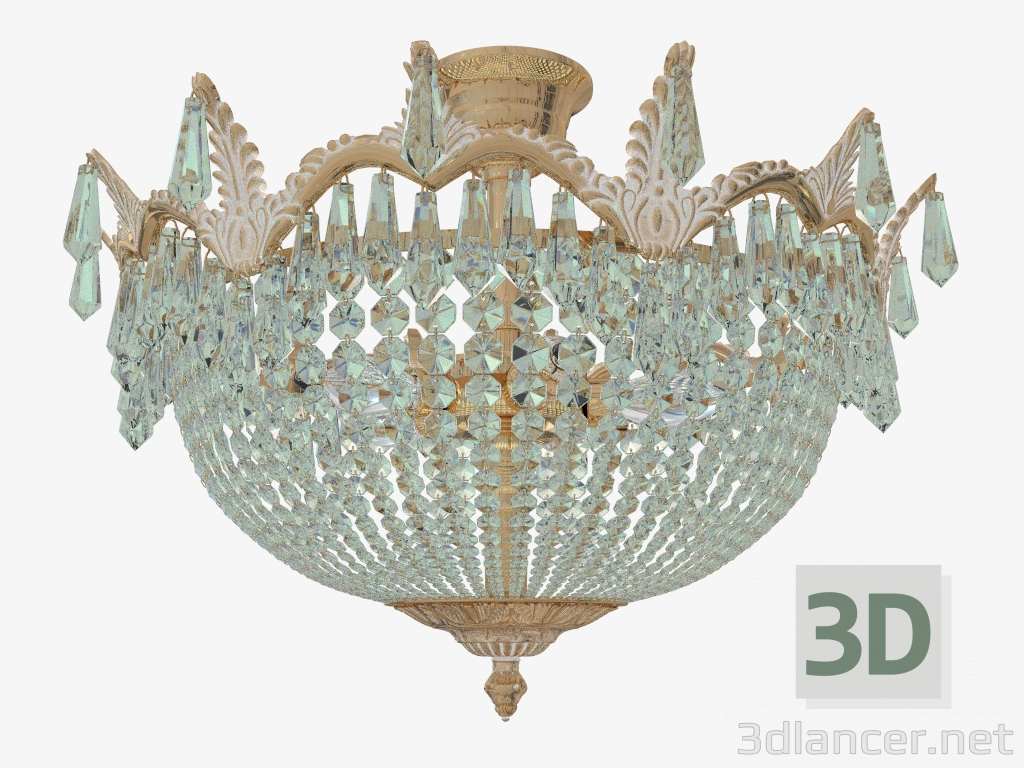 3d model Araña de luces VERSALLES (DIA585-PT50-WG) - vista previa