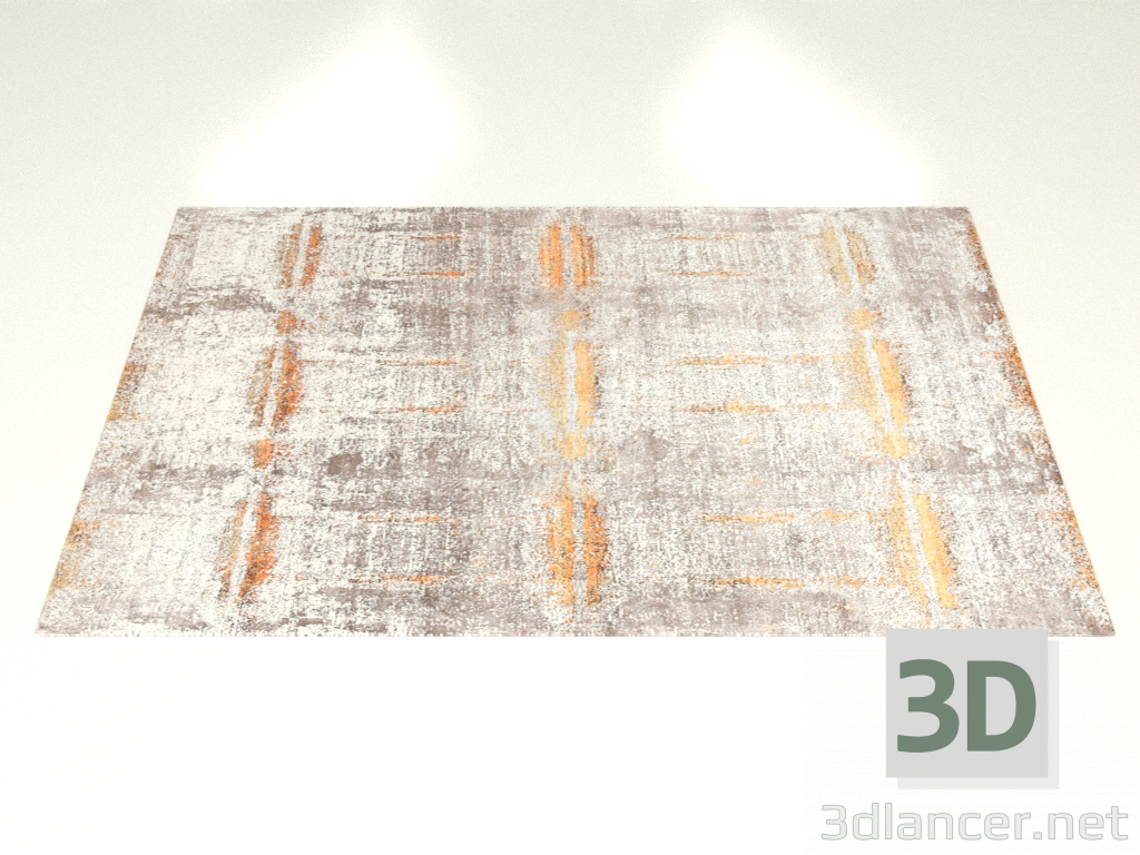 3D Modell Geknüpfter Teppich, Design Milos - Vorschau
