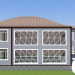 3D Modell two-storey house - Vorschau