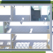 modèle 3D two-storey house - preview