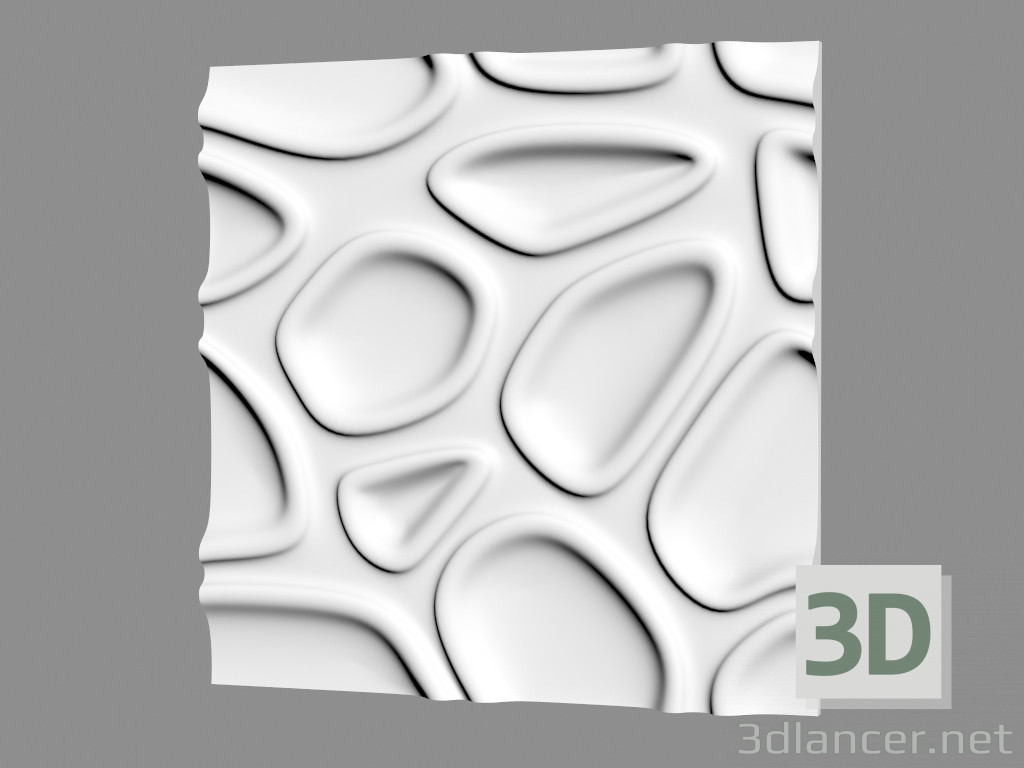 3d model 3D панель Capsul (M-0002) - preview