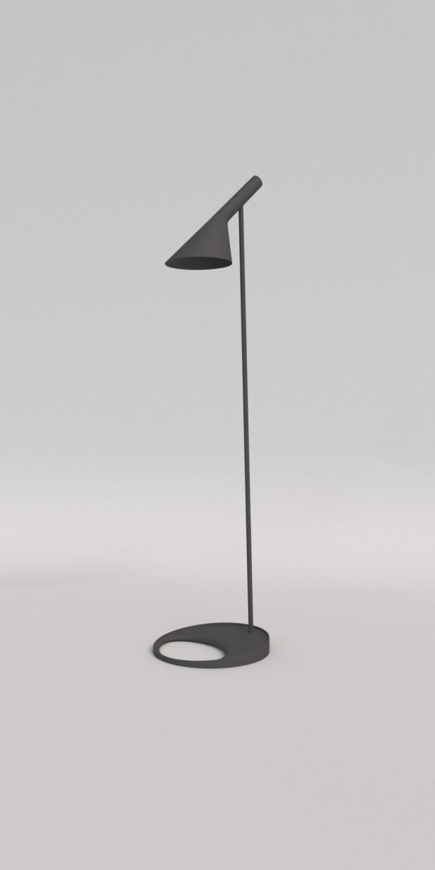 modello 3D Piano Lampada - anteprima