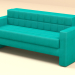 Sofá de oficina 3D modelo Compro - render