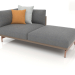 3d model Sofa module, section 2 right (Bronze) - preview
