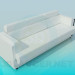3d model Snow-white sofa - preview