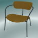 3d model Chair Pavilion (AV11, H 70cm, 65x69cm, Velvet 5 Amber) - preview
