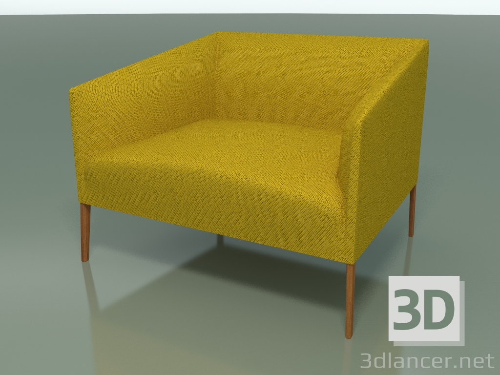 modèle 3D Fauteuil 2722 (90 cm, effet teck) - preview