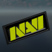3d Логотип NAVI в 3D модель купить - ракурс